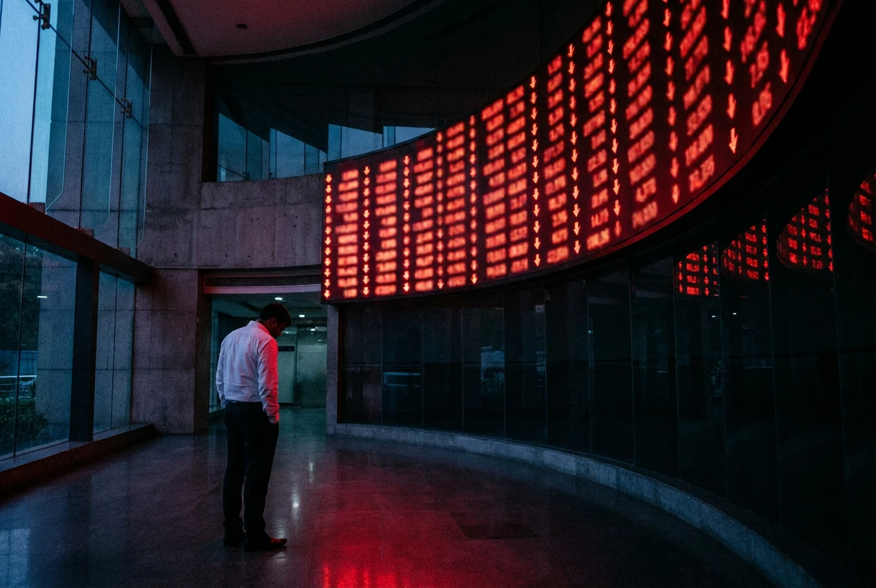 Sensex falls 1,092 points as MSCI rebalancing triggers foreign passive outflows.