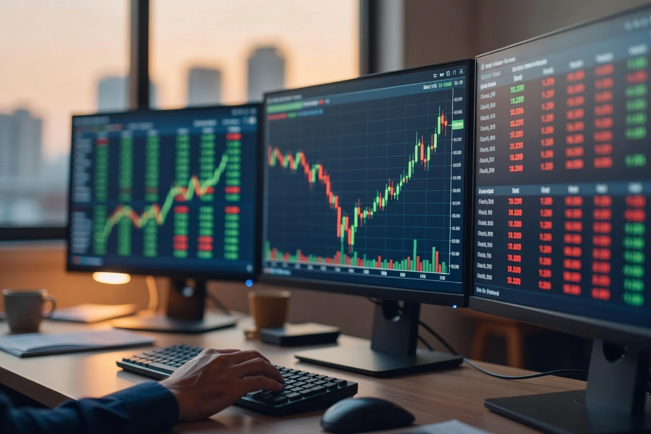 Sensex Nifty close on May 18 with IT stocks leading the Mumbai trading desk rebound.