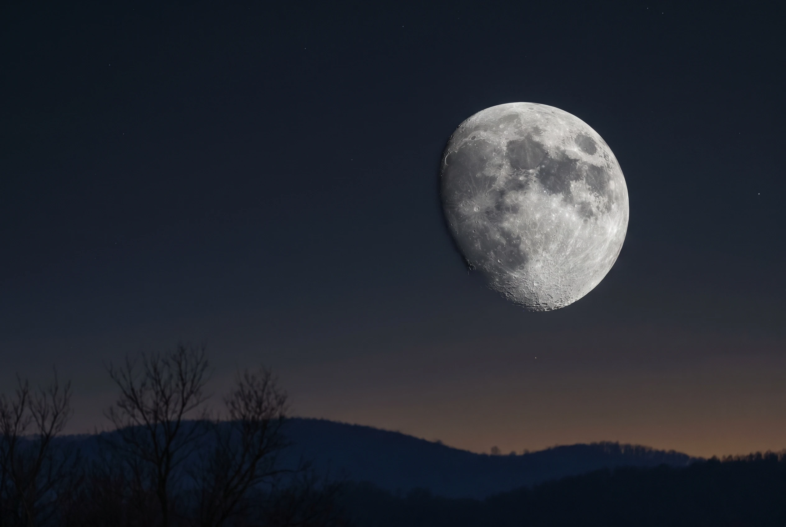 Waxing gibbous moon phase on May 29 2026 ahead of the May 31 blue micromoon.