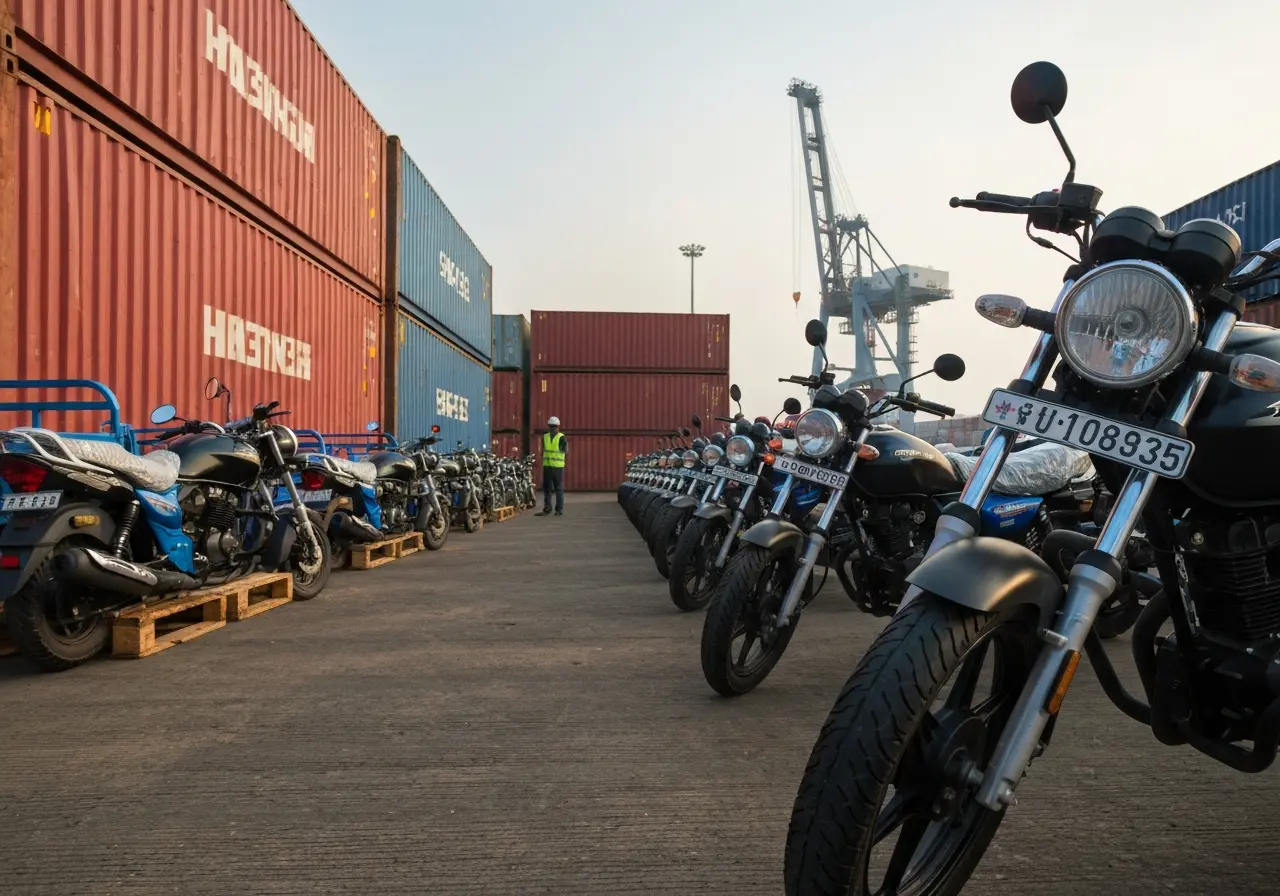 Bajaj Auto May 2026 sales growth driven by surging motorcycle and three-wheeler exports.