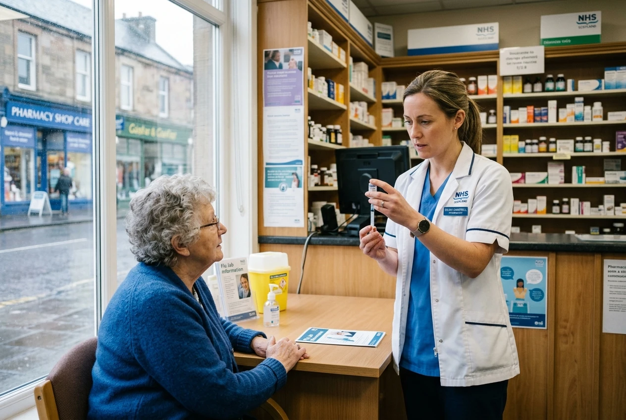 Community Pharmacy Scotland vaccine delivery inclusion call
