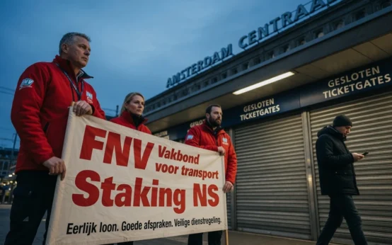 Dutch public transport strike Wednesday morning commuters