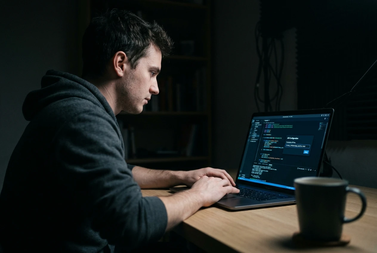 Malicious JetBrains plugin settings panel stealing developer API key