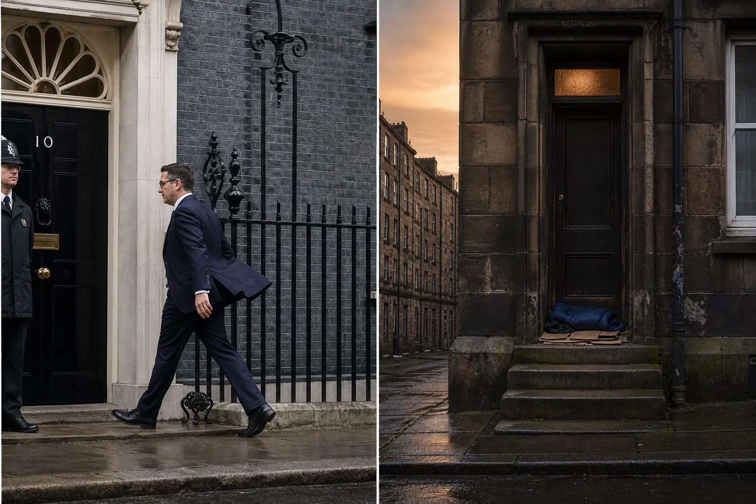 Andy Burnham Downing Street rough sleeping pledge Scotland reaction