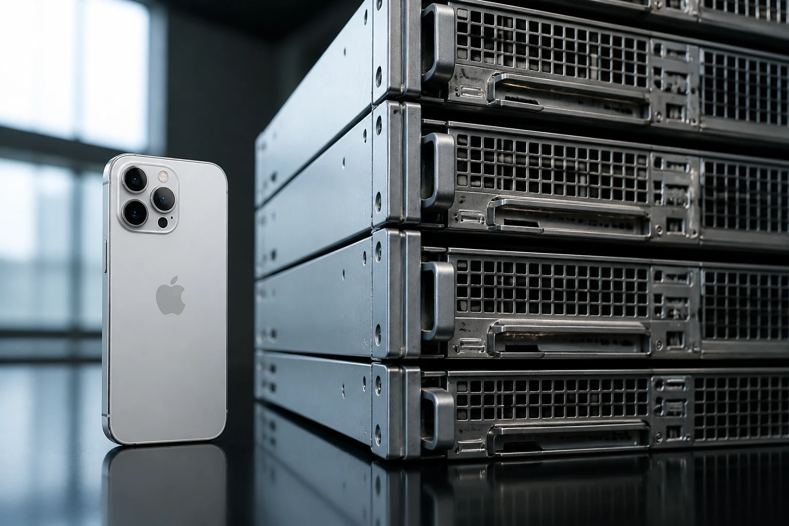Apple iPhone $5 trillion market cap light AI spending