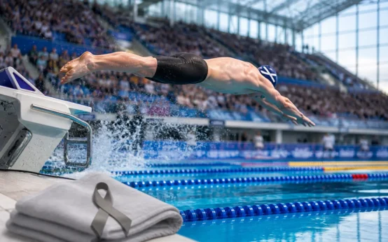 Archie Goodburn brain cancer swimmer Commonwealth Games 2026 breaststroke final