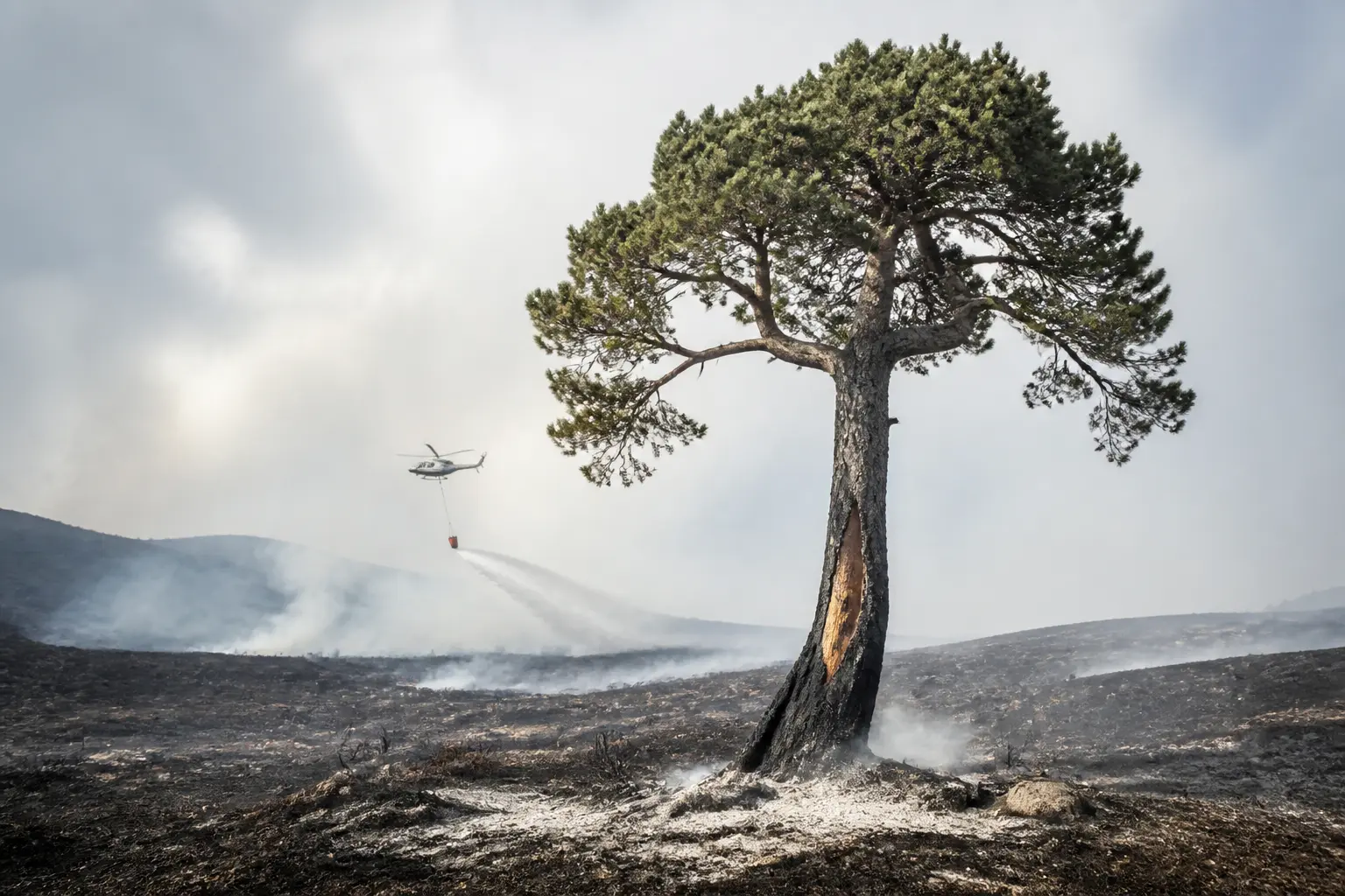 Cairngorms wildfire smoke over Scotland's national park after 12 days