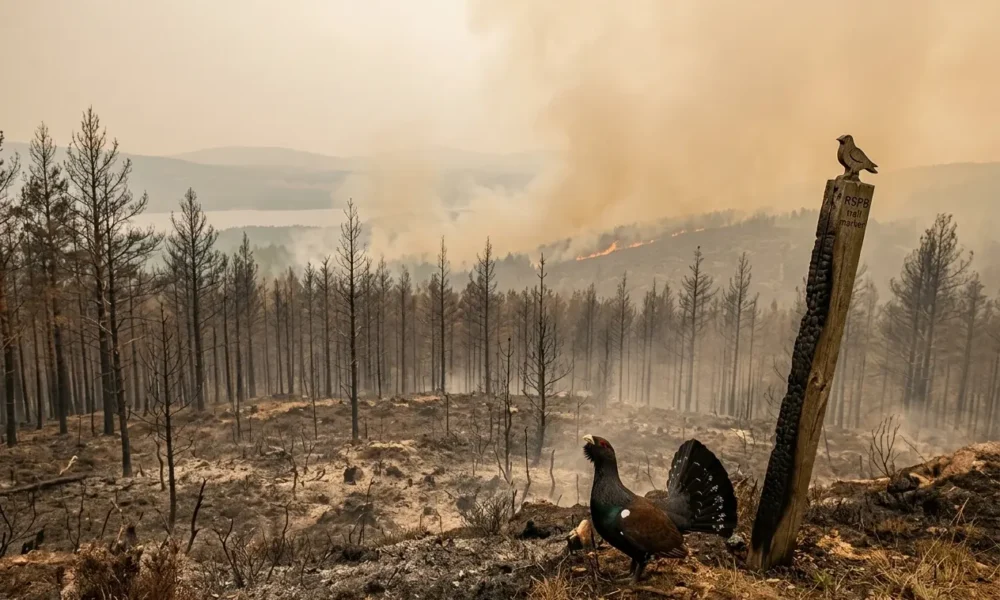 Cairngorms Wildfire Threatens Last Refuge of Scotland's Rarest Bird