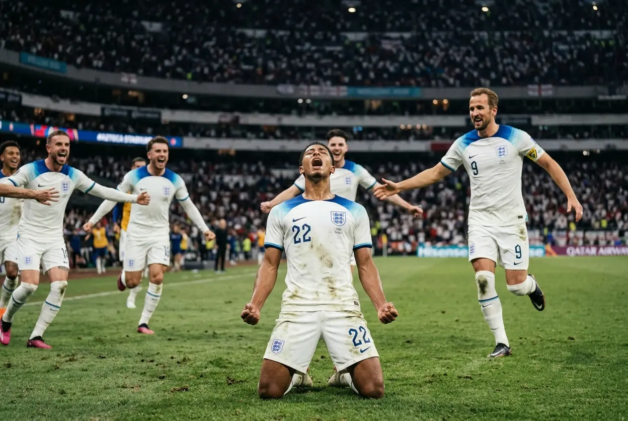 England beat Mexico at the Azteca World Cup quarterfinals