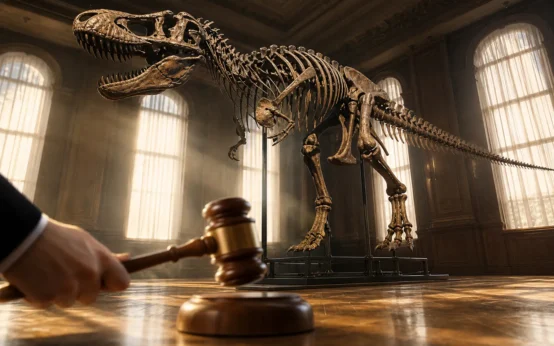 Gus T rex skeleton sells for record auction price