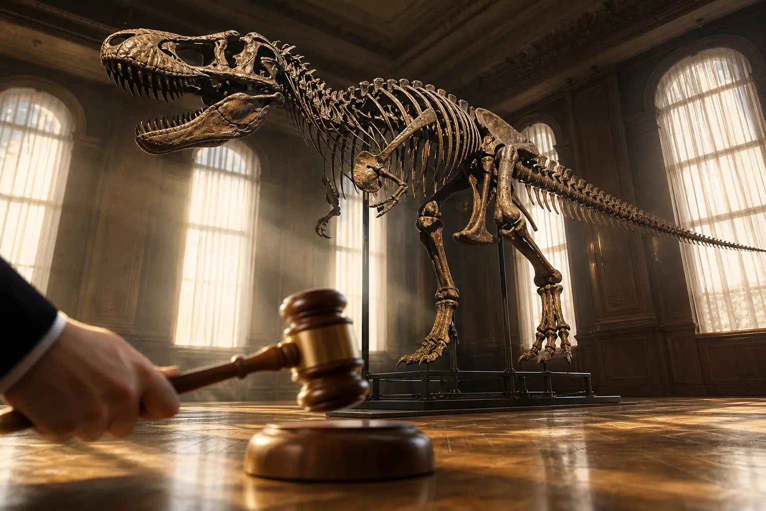Gus T rex skeleton sells for record auction price