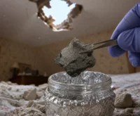 Hillsborough meteorite fragment preserved by New Jersey homeowner in glass jar