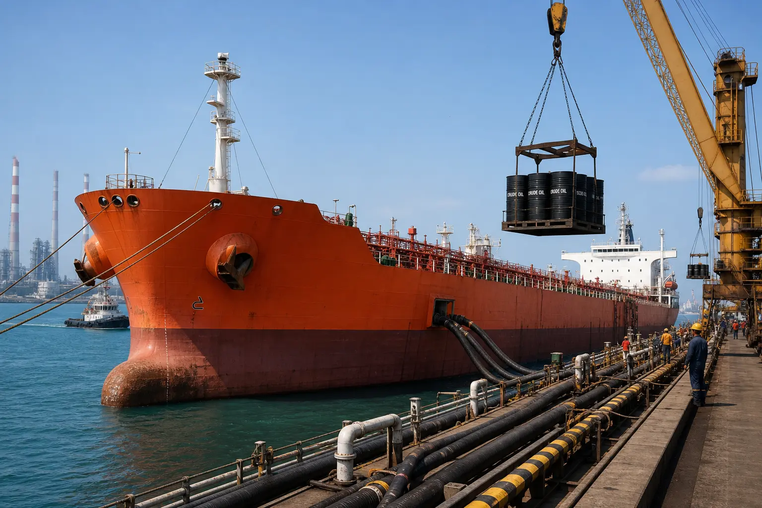 India Russian crude oil imports Black Sea tanker risk