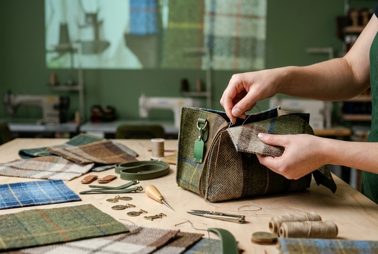 Islander Covent Garden Harris Tweed workshop store opening