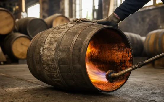 Loch Lomond Distillery cask cooperage recharring process Scotland