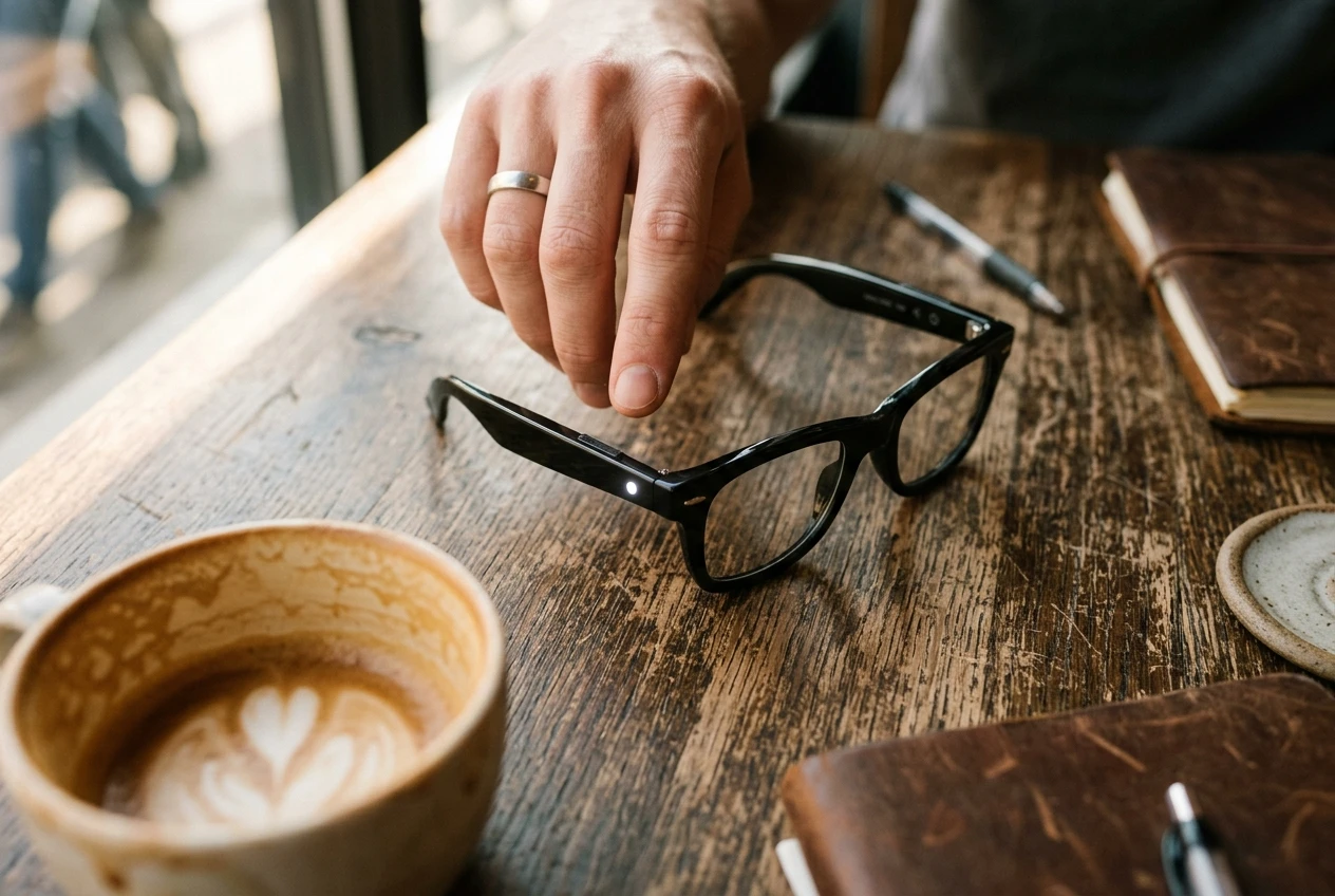 Meta AI glasses capture LED tamper detection bystander notice