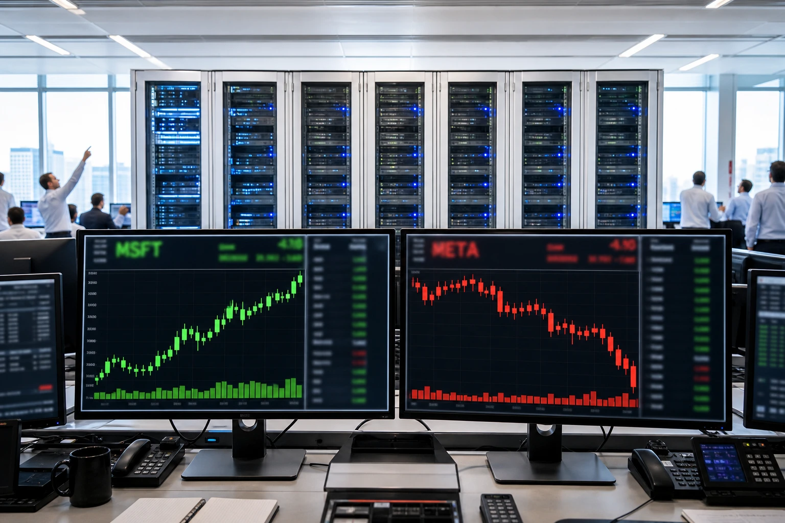 Microsoft Meta AI earnings stock reaction Azure growth