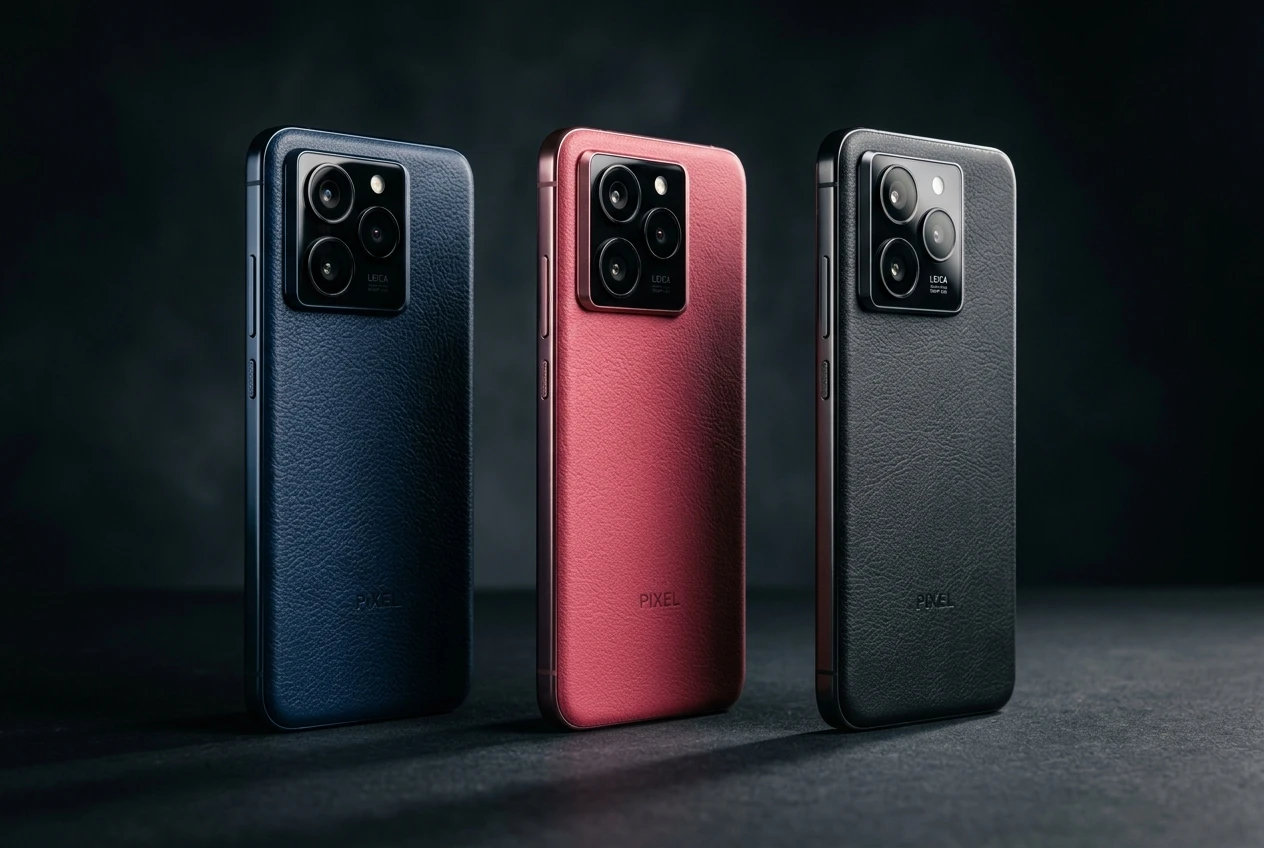 moto g77 POWER smartphone in three Pantone color finishes