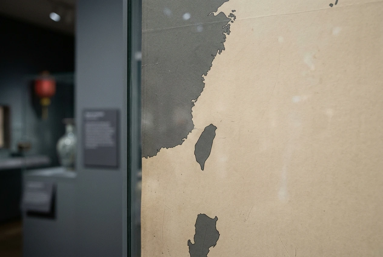 National Museum of Scotland Taiwan China map controversy