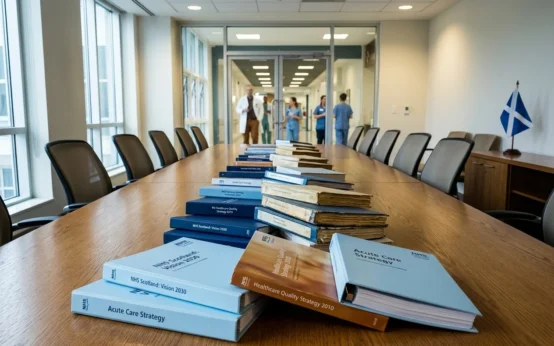 NHS Scotland health strategy reform Strategic Support Group proposal