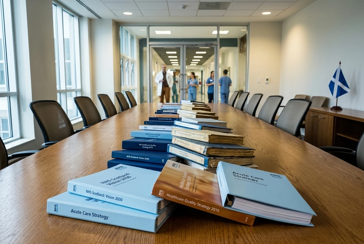 NHS Scotland health strategy reform Strategic Support Group proposal