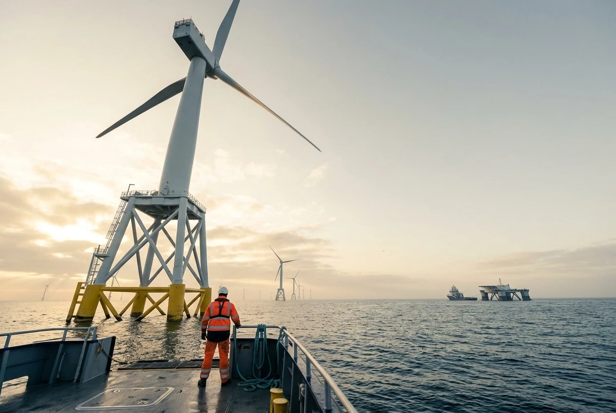 Ocean Winds Caledonia North South offshore wind farm Scotland approval