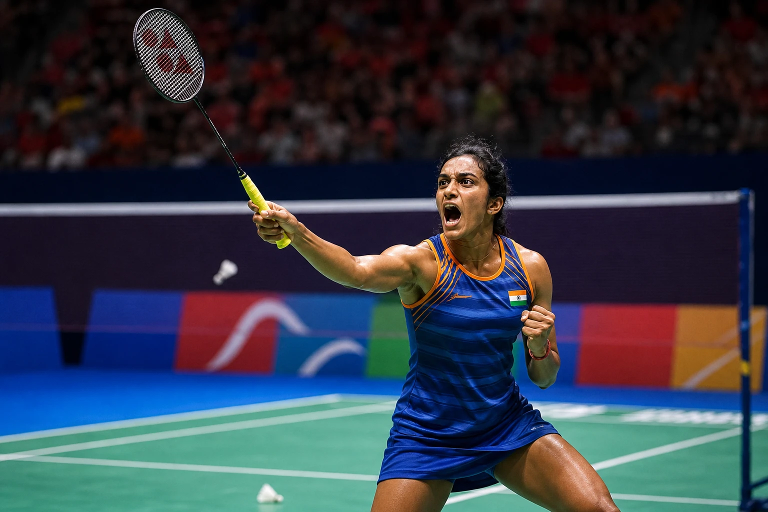 PV Sindhu Japan Open 2026 final Chen Yufei retirement win