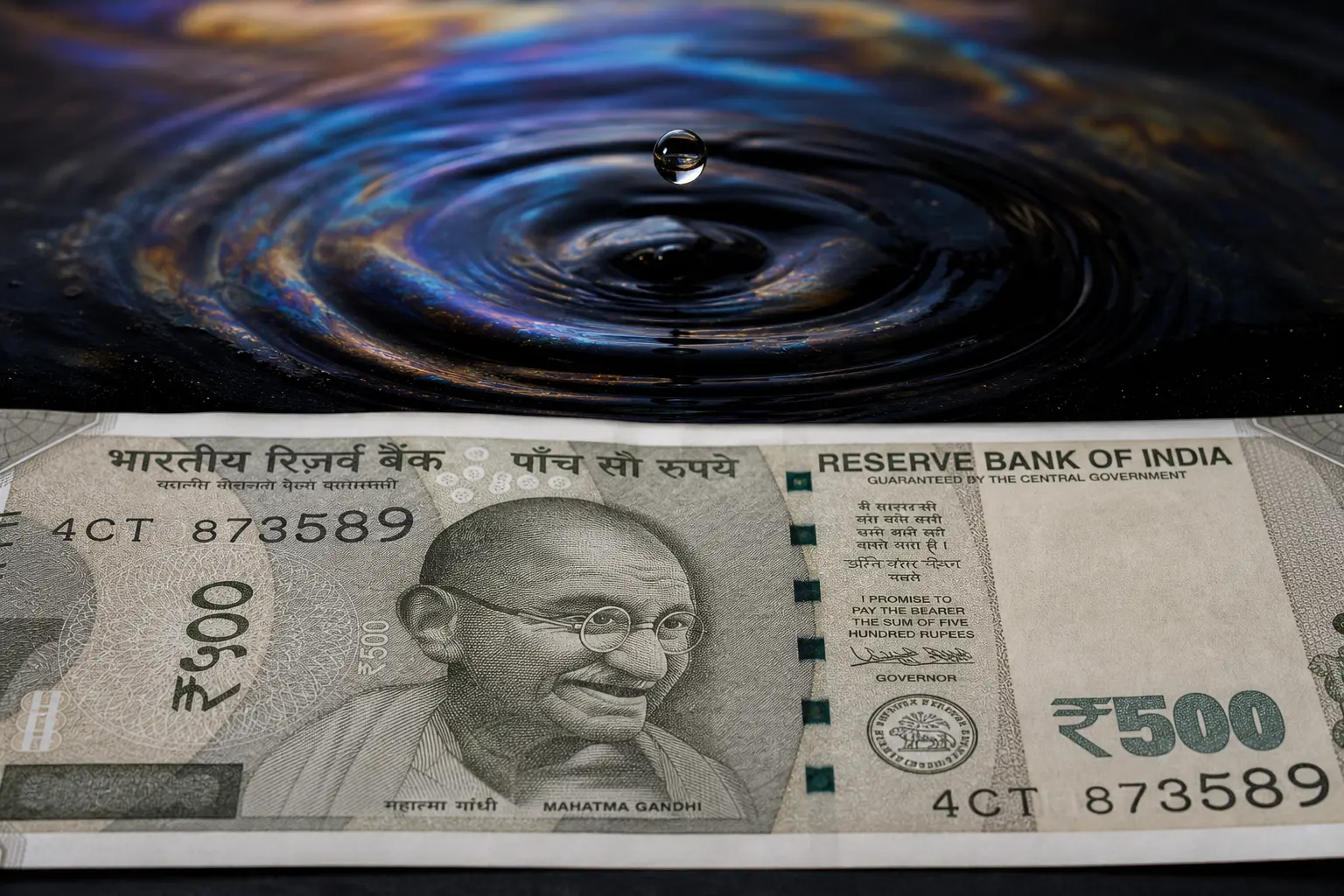 rupee gains against dollar as Brent crude falls to $92 a barrel