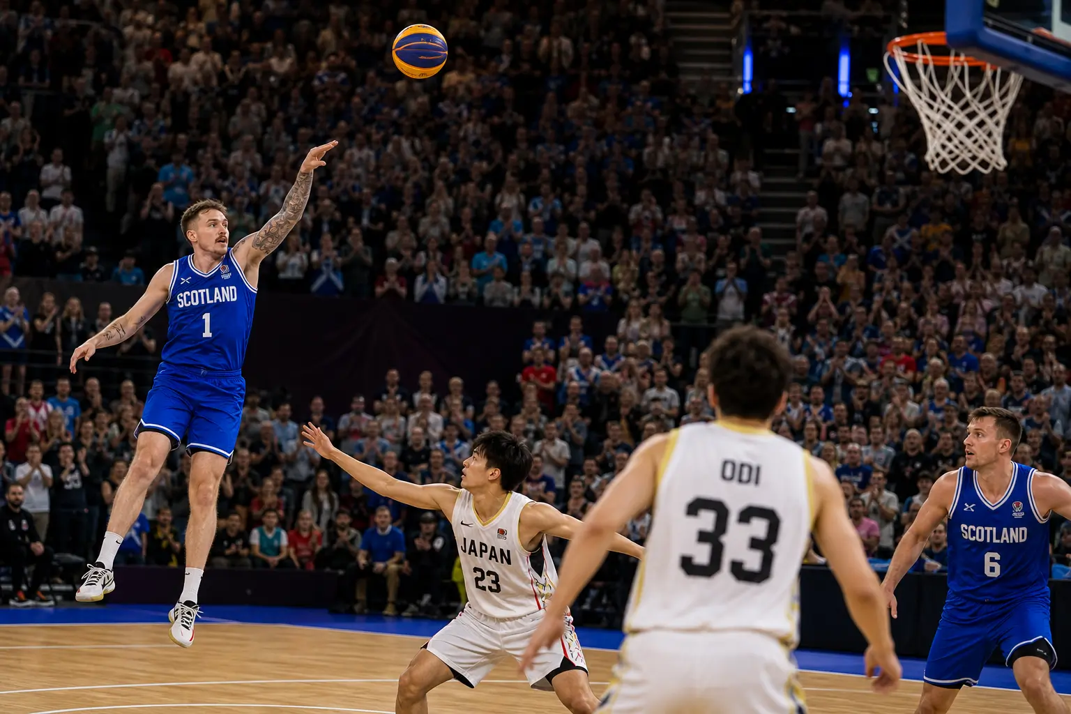 Scotland Malaysia 3x3 basketball buzzer beater Glasgow 2026