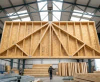 Scotland timber frame homes percentage versus England housebuilding rate