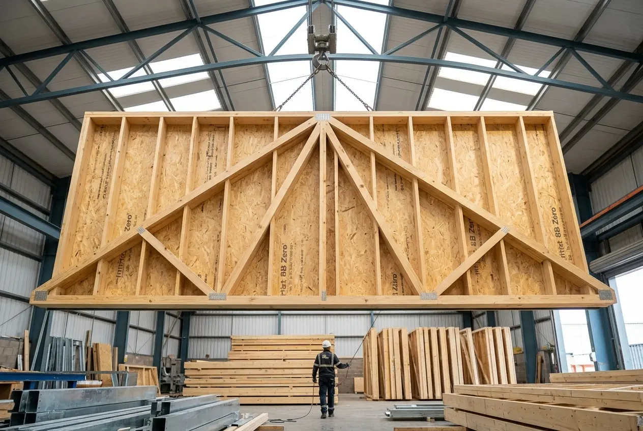 Scotland timber frame homes percentage versus England housebuilding rate