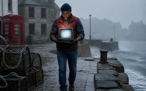 Silent Hill Townfall Scottish harbour fog Simon Ordell CRTV