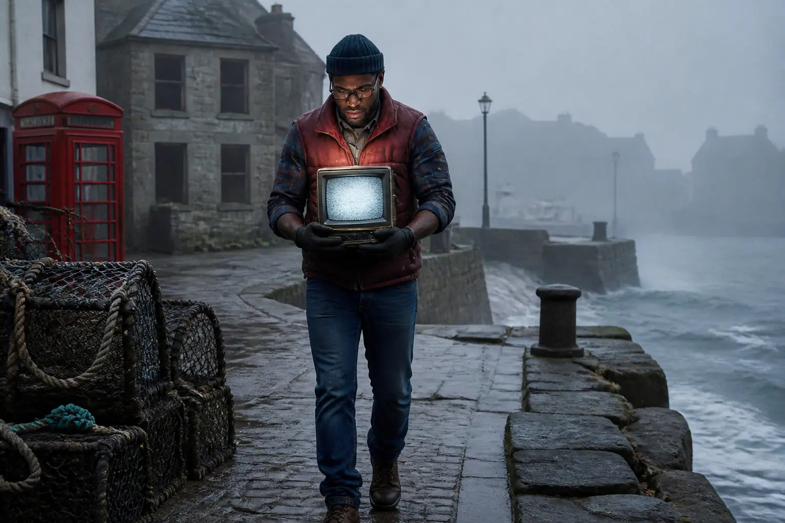Silent Hill Townfall Scottish harbour fog Simon Ordell CRTV