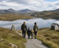 Sussexes Loch Ossian Scotland photo royal thaw speculation