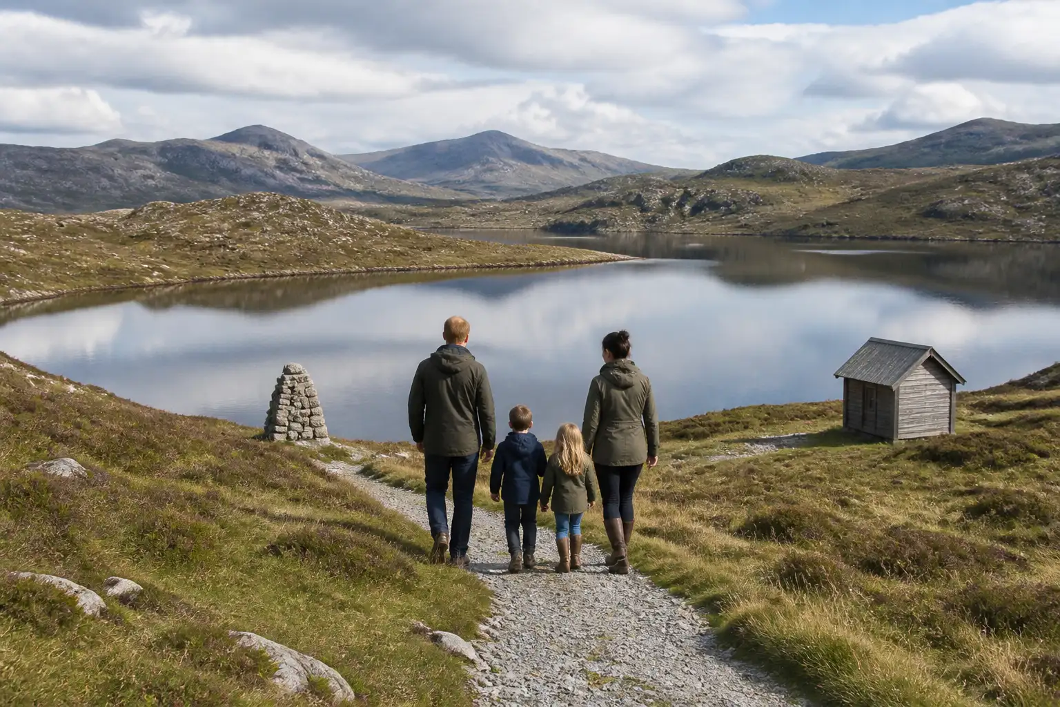 Sussexes Loch Ossian Scotland photo royal thaw speculation