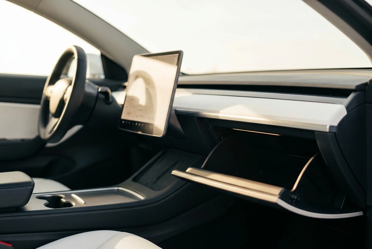 Tesla Grok voice assistant controls glovebox and phone calls