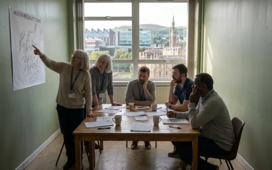 community health organisations Scotland prevention funding pressure survey