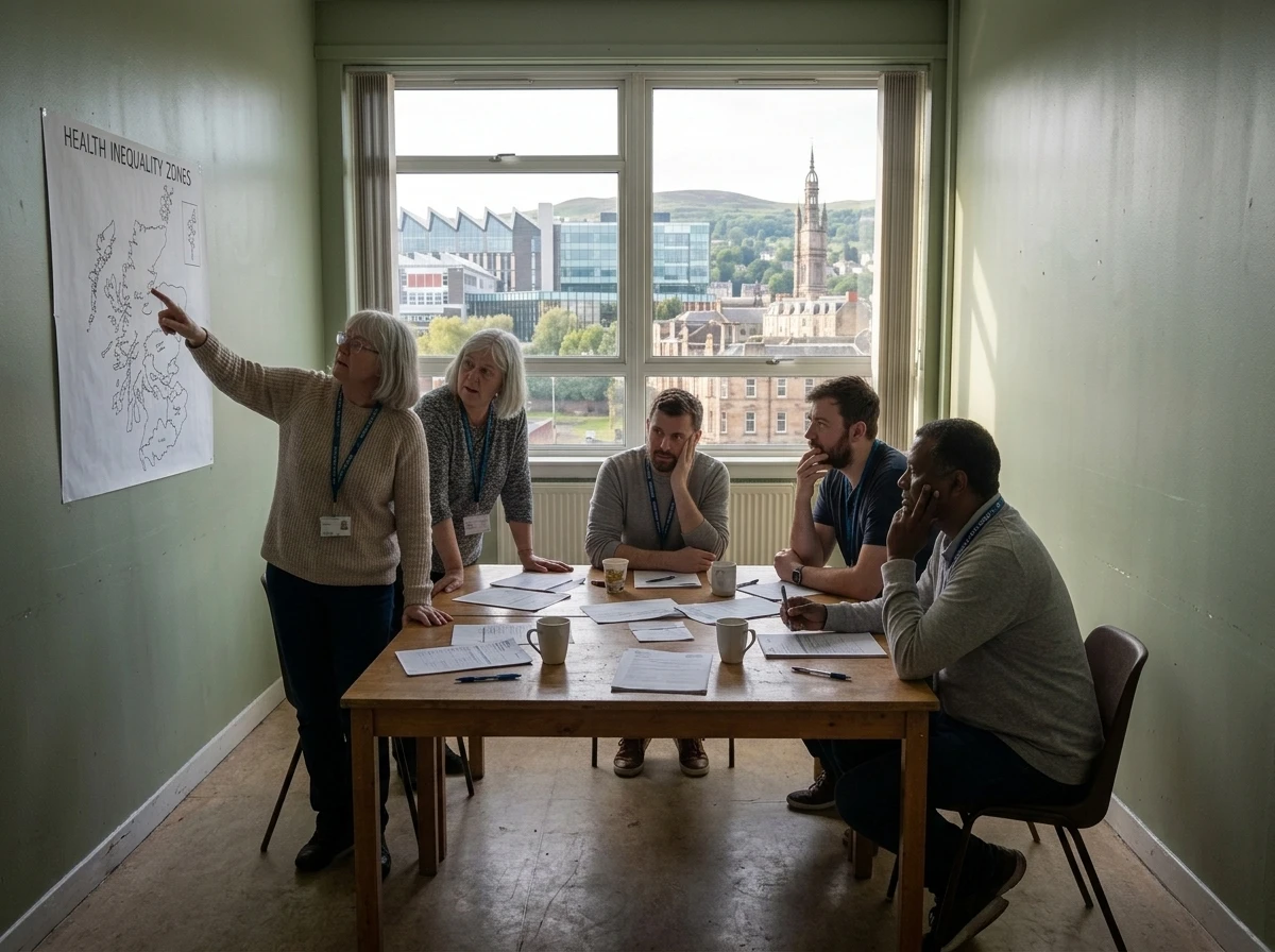 community health organisations Scotland prevention funding pressure survey