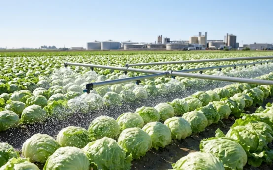 cyclospora oocysts sewage irrigation iceberg lettuce outbreak