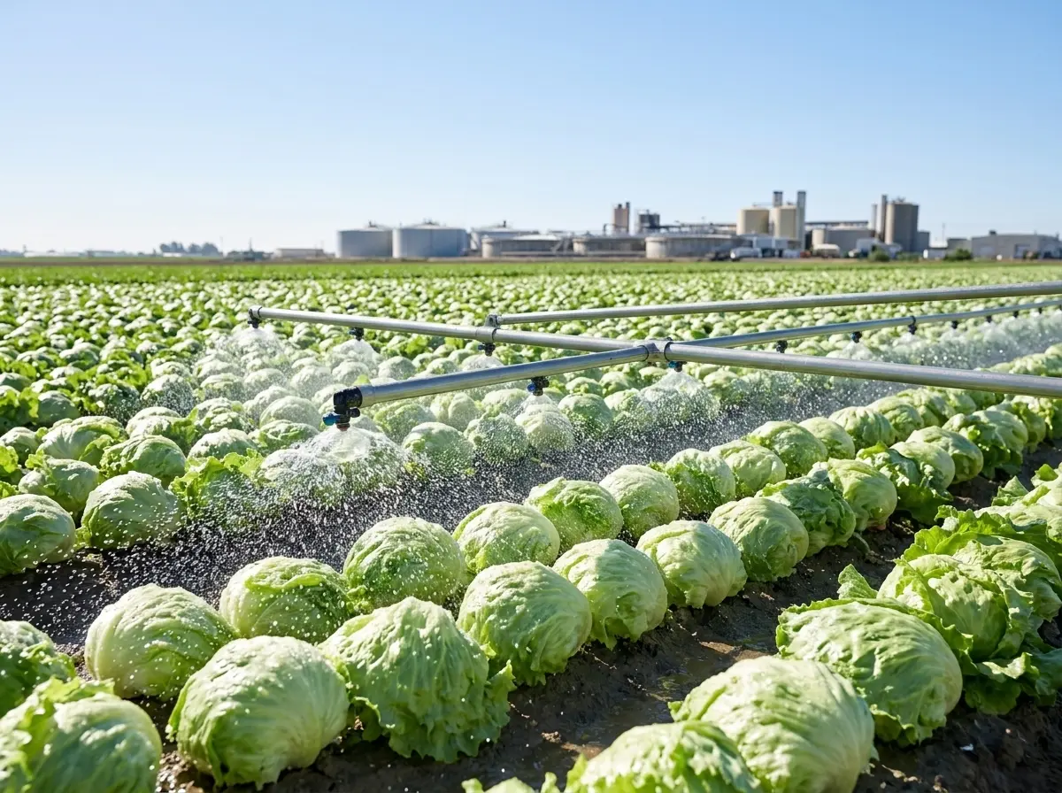 cyclospora oocysts sewage irrigation iceberg lettuce outbreak