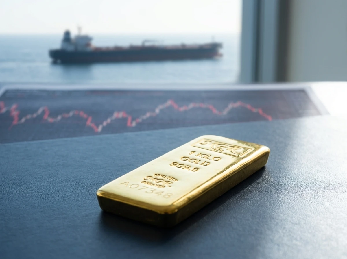 gold price near 4400 Fed oil Hormuz risks August