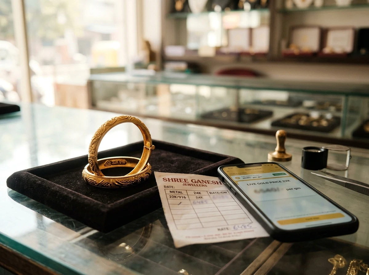 gold rate today August 18 2026 India 22K 24K gram