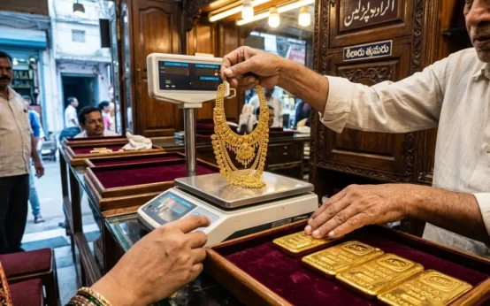 Hyderabad 22 carat gold rate fall August 2026 wedding season
