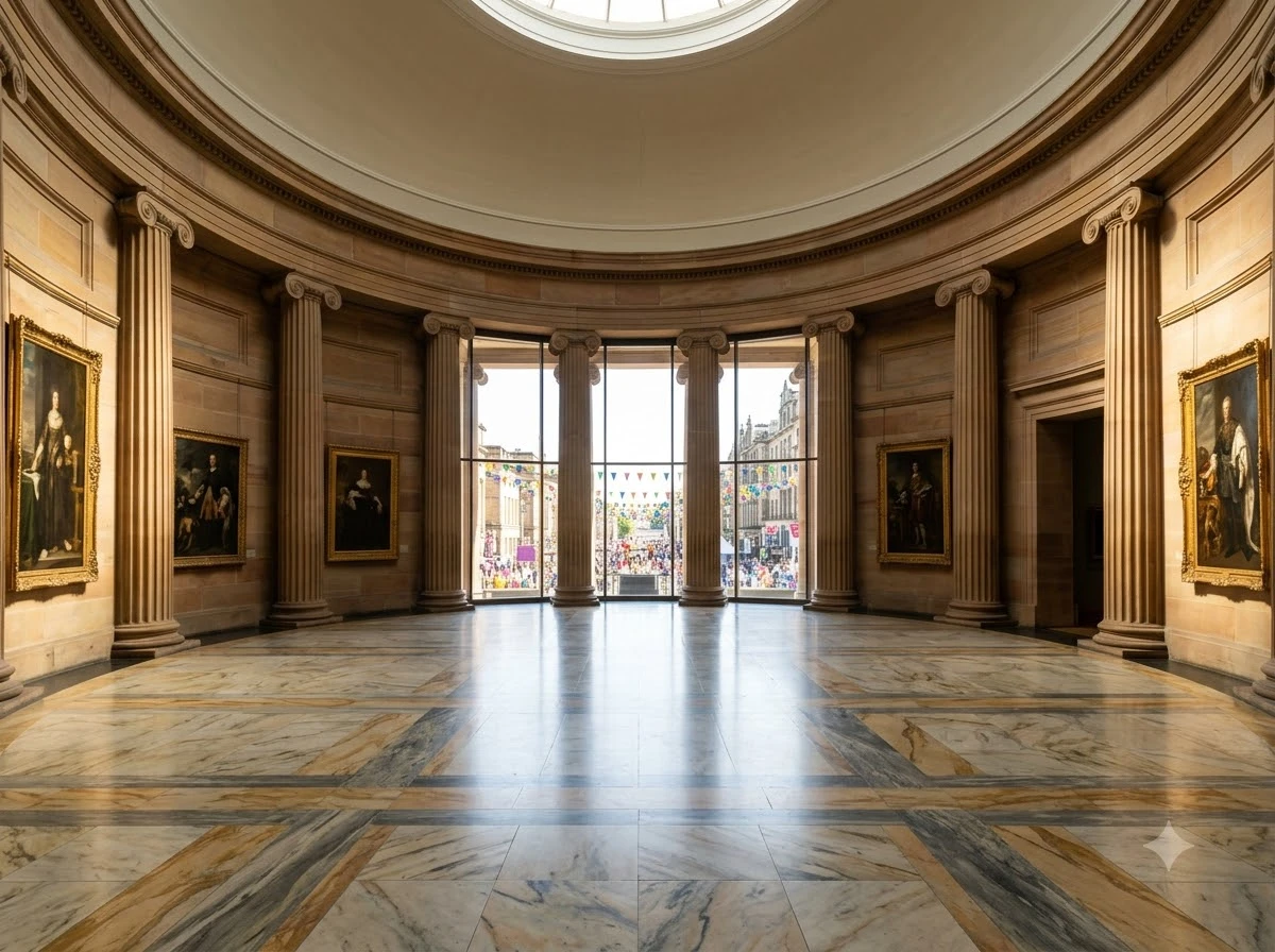 National Galleries Scotland strike festival season gallery closures
