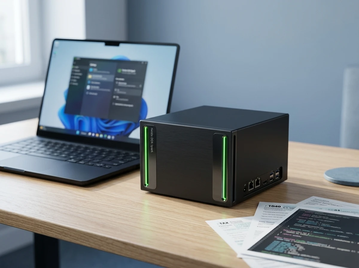 Perplexity Portable Computer local AI agent Nvidia DGX Spark