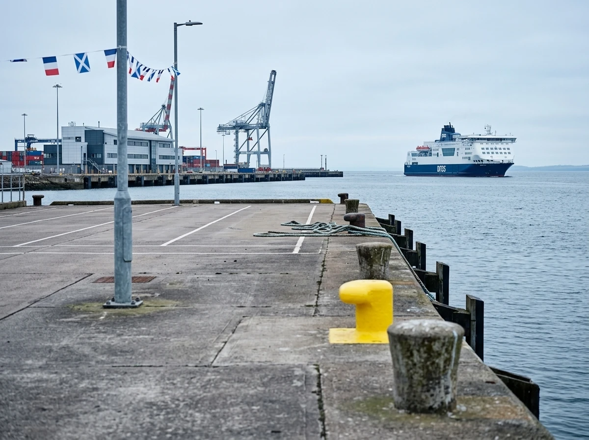Rosyth Dunkirk ferry funding pledges port infrastructure Scotland France
