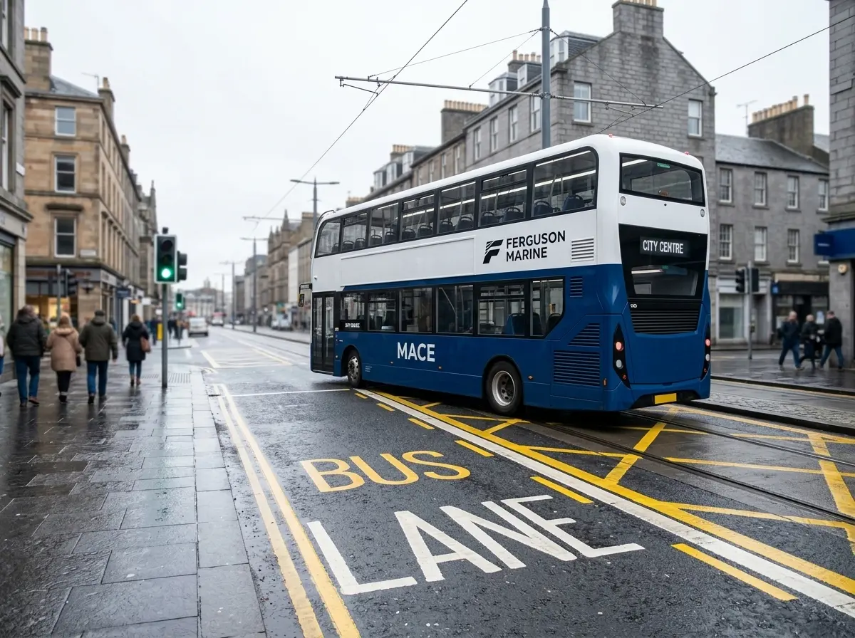 Scotland £55 million bus infrastructure investment priority lanes 2026