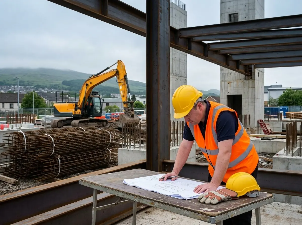 Scotland construction activity Q2 2026 RICS infrastructure workloads