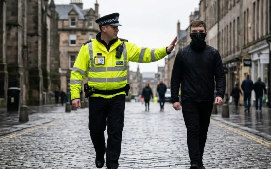 Scotland live facial recognition police mask ban ethics study