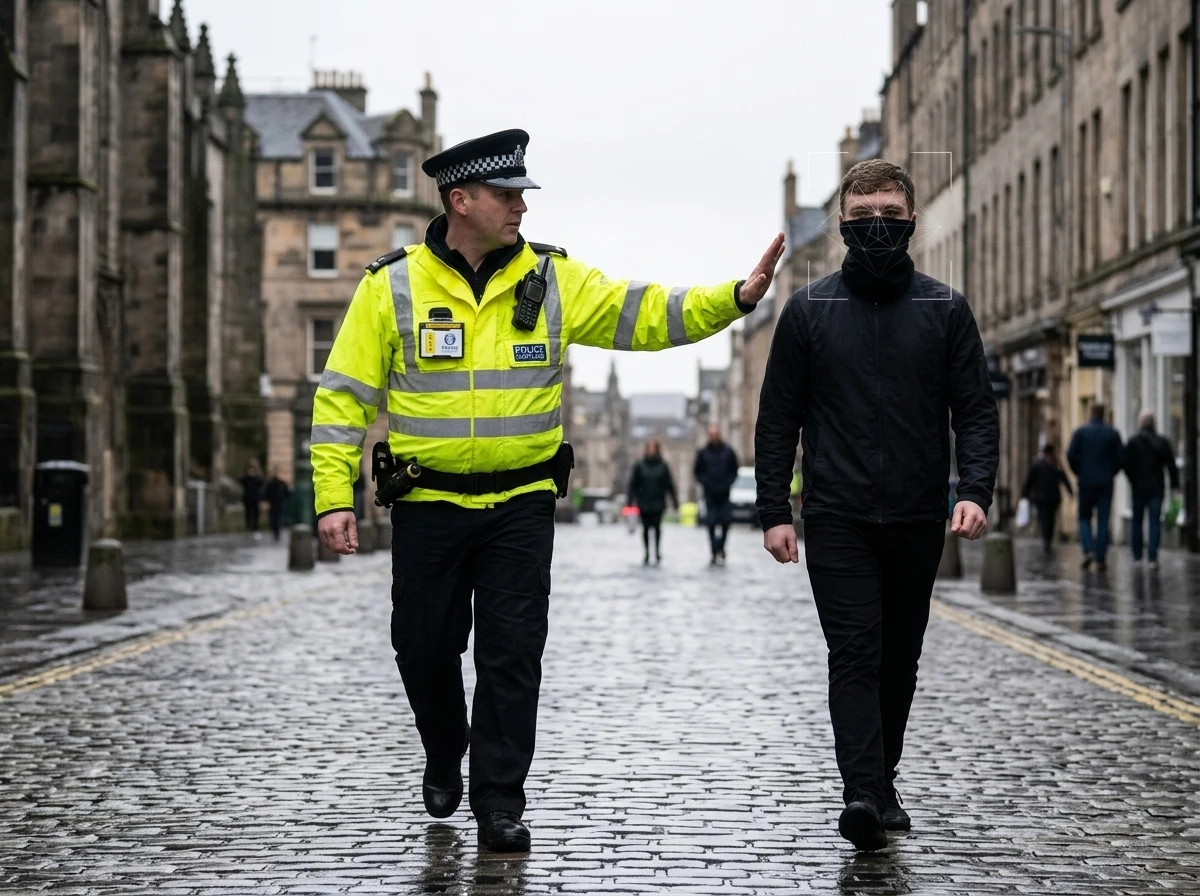 Scotland live facial recognition police mask ban ethics study
